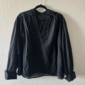J. Crew Classic Black Top